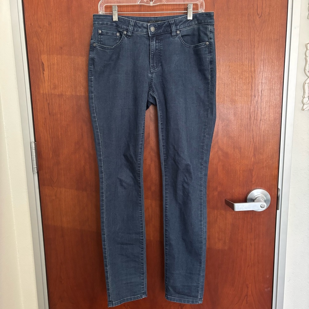 Prana Kayla Organic Cotton Dark Wash Slim Mid-Rise Jeans size 8 / 29